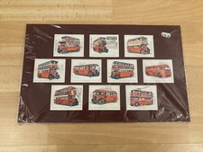 Golden Era trade cards: London's Buses of Pre War Years - 10 Cards Complete