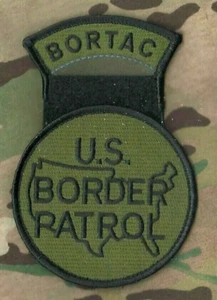 AFGHAN ARMY ANA TRAINING BORDER SECURITY SRT ⭐BORTAC⭐ BORSTAR OD velkrö 2-PC - Picture 1 of 16