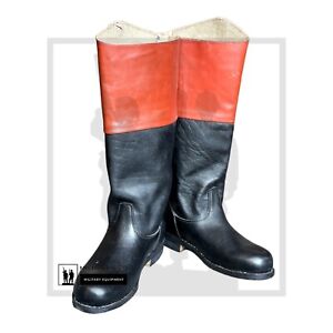 Revolutionary War Colonial Riding Boot, Long Leather Boot, Made To Size