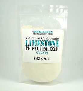 8 Ounce Limestone Calcium Carbonate Powder | Odor Reducer | Moisture Absorption