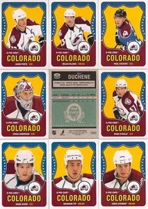 2010-11 OPC O-Pee-Chee Retro Colorado Avalanche set completo squadra (18) - Foto 1 di 1