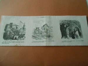 Caricature 1869 - L'agriculture à Vélocipède pouvant se passer de bras - Foto 1 di 1