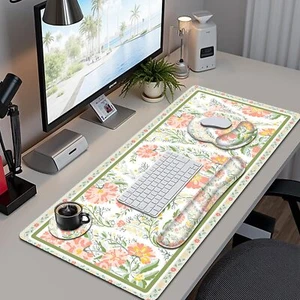 Desk Mat 4in1 Large Mouse Pad with Wrist Rest Cute Desk Matt for Desktop Desk... - Picture 1 of 7