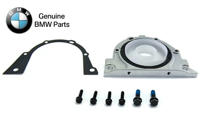 GENUINE Engine Crankshaft Rear Seal With Housing Kit for BMW E36 E46 E39 E60 X3 - Image 1 of 4