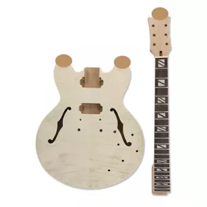 Unfinished guitar neck 22fret 24.75inch Guitar neck Mahogany Body guitar parts - Picture 1 of 7