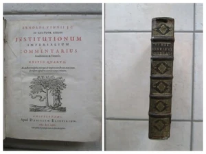 VINNIUS : INSTITUTIONUM IMPERIALIUM commentarius, 1665. - Picture 1 of 13
