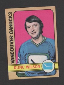 1972-73 OPC HKY #18 DUNC WILSON/CANUCKS EX/EX+