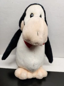 Juguete de peluche Radiant Opus Penguin 1994 de colección con pajarita roja - Bloom County - Imagen 1 de 7