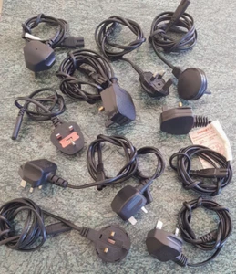 10x Figure of Eight Power Leads Cords all UK 3 Pin Various Lengths / FREE UK P&P - Picture 1 of 1