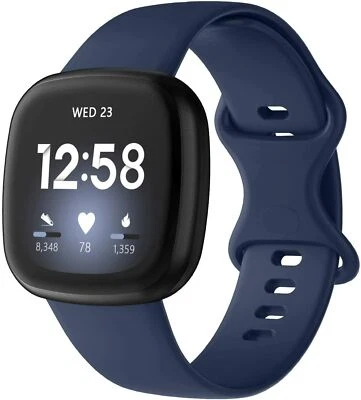 Correa de silicona deportiva de repuesto para Fitbit Versa 3 4 Sense Foto 1 de 4