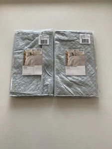 Neu mit Etikett! Menge 2 Nordstrom zu Hause gemischte Textur Euro Schein 100 % Baumwolle 26"x26" - Bild 1 von 7