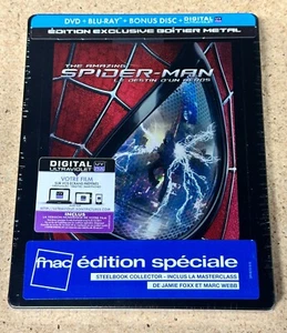 The Amazing Spider-Man 2 Blu-ray Embossed Steelbook - FNAC Exclusive New Sealed - Picture 1 of 3