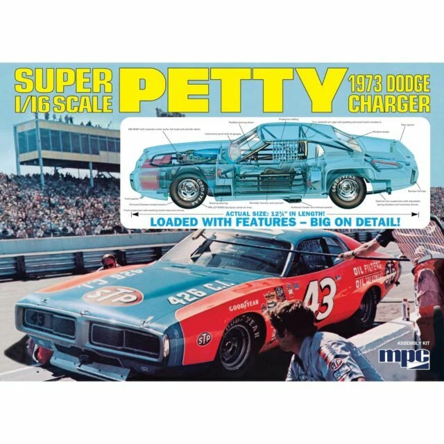 MPC 93806 Dodge Charger Richard Petty Model Kit