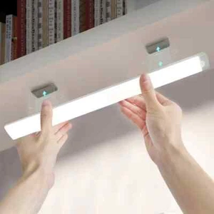 Wireless LED Night Light Motion Sensor Light Closet Night Lamp For Kitchen - Picture 1 of 7