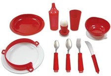 Deluxe Tableware Dining Set - Red