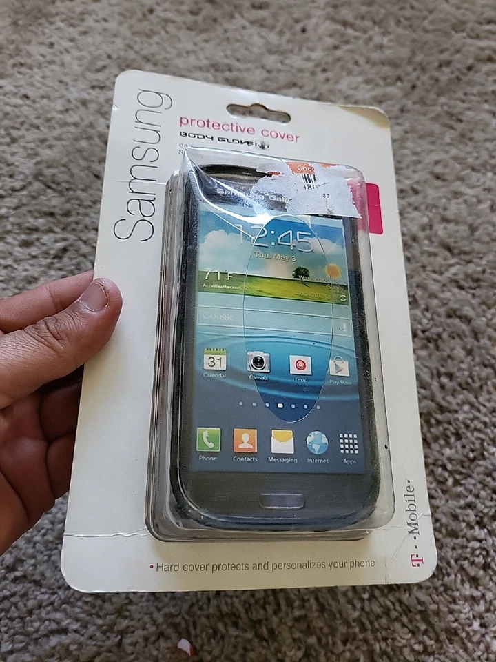 Оригинальный корпус перчатка тактический чехол белый серый для Samsung Galaxy S3 S 3 III SIII - Изображение 1 из 2