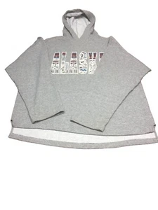 Vintage  College house ALASKA Sweatshirt Hoodie XL gray - Picture 1 of 6