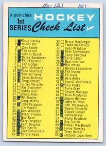 CHECKLIST 1-132 MARQUÉ 1968-69 O-PEE-CHEE 68-69 N° 121 TBE+ 30753 - Photo 1 sur 2