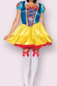 Leg Avenue Fairytale Snow White Women’s Halloween Dress Costume Sz Medium New - Picture 1 of 4