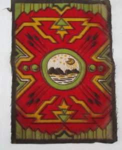 Circa 1910 Tobacco Felt, Flannel with Native American Design - Picture 1 of 2