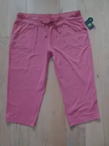 Athletic Works Coral Capri Athletic Pants Relaxed Leisure size XL 16 - 18 New - Picture 1 of 3