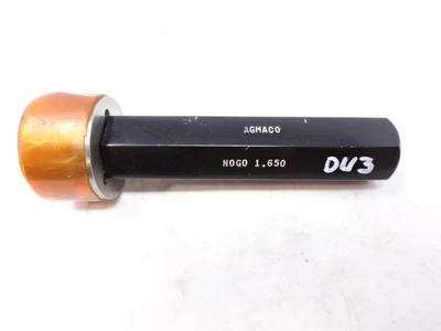 Medidor de pasador de enchufe Agmaco 1,650" calibre liso DU3 Foto 1 de 2