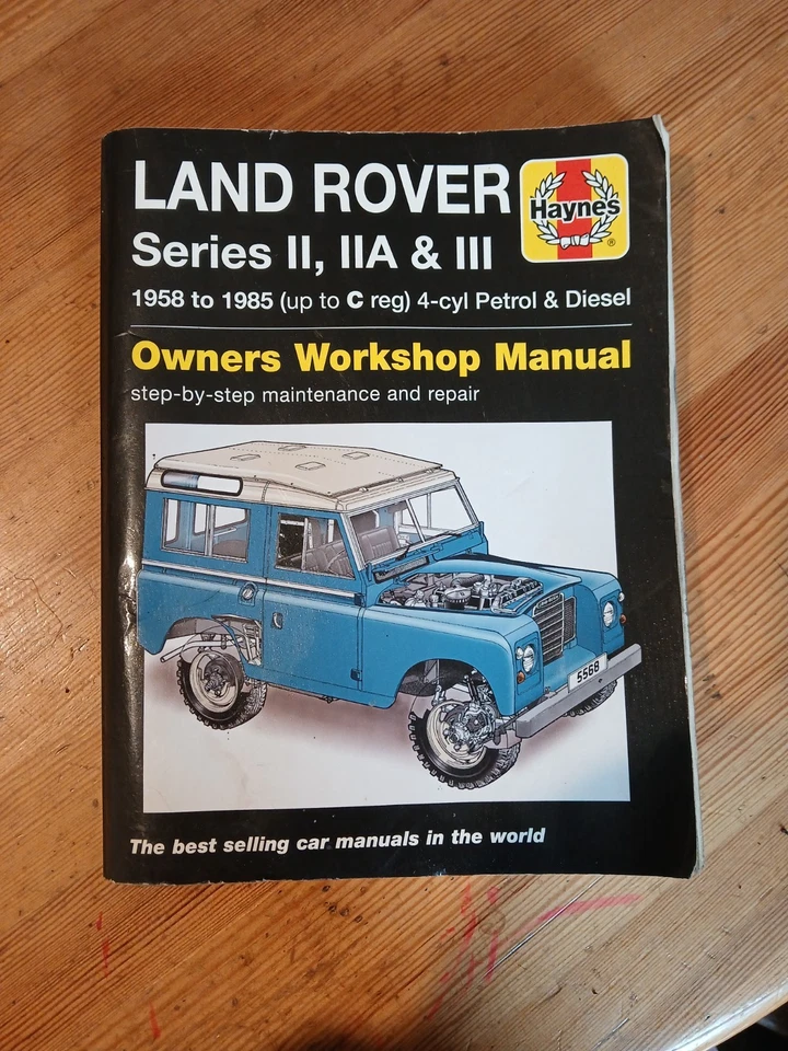 Haynes Manual Land Rover Series 2, 2A & 3 - 1958 - 1985 DA4636 - Image 1 of 2