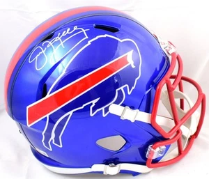 Jim Kelly Autographed Buffalo Bills F/S Flash Speed Helmet-Beckett W Hologram - Picture 1 of 5