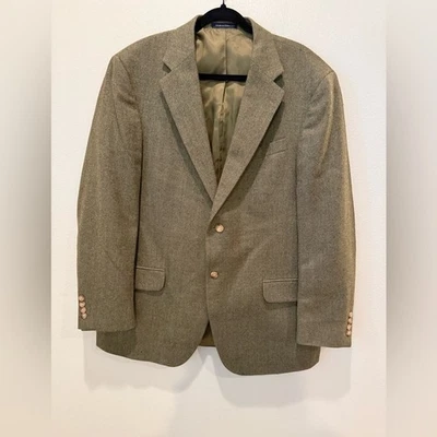 Lands' End мужской блейзер оливковый - Изображение 1 из 4