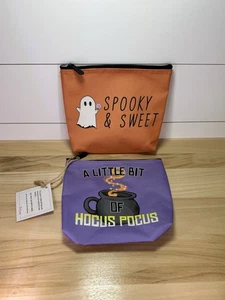 Thirty One Snack & Go Pouch Hocus Pocus Cauldron Spooky & Sweet Ghost NWT Bag - Picture 1 of 9