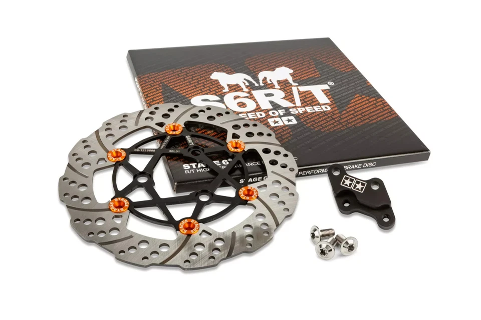 Disco Freno Maggiorato Stage6 250mm con Staffa S6-1216609 per Jog