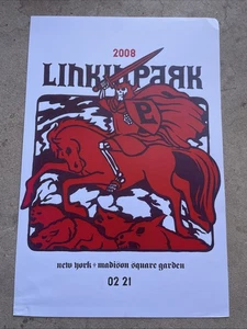 LINKIN PARK, New York, NY,  2/21-  2008 Madison Square Garden Poster - Picture 1 of 4
