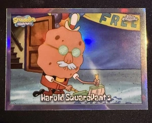 2025 Topps Chrome SpongeBob 25th Anniversary #16 Harold SquarePants rifrattore - Foto 1 di 2