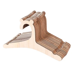 30 Pezzi Stiro in Legno per Abbigliamento Neonato Stiro Naturale per Abiti Bambino StiGe4536 - Foto 1 di 8