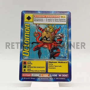 DIGIMON Digi-Battle Game TCG 1999 - Card ITA MB-37 1ED Octomon - Picture 1 of 1