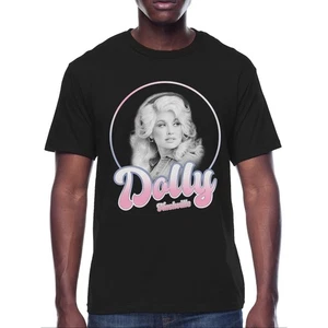 T-shirt Dolly Parton uomo taglia L nera icona Dollywood grafica --R2-- - Foto 1 di 6