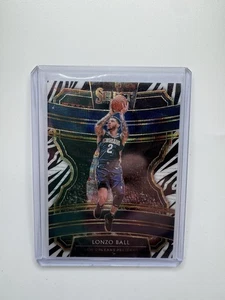 2019-20 Panini Select Lonzo Ball Concourse Zebra Prizm SSP #57 - Picture 1 of 2