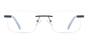 Colección SmartBuy rectángulo sin montura azul Hartley FK86002 C5 54 moda unisex - Imagen 1 de 5