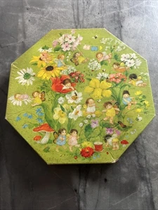 1975 Springbok Puzzle Flutterby Fancy Vintage Hallmark Jigsaw Octagonal COMPLETE - Picture 1 of 5