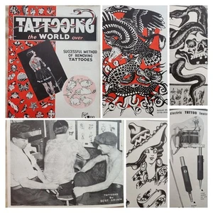 antiguo 1947 original Milton Zeis anuncio tatuaje mag máquina flash 20 páginas - Imagen 1 de 11