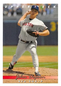 MLB Baseball Card John Dopson 1993 Upper Deck Series 1 #409 Boston Red Sox - Picture 1 of 1