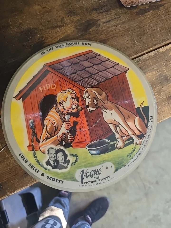 Vogue Picture Disc~#R718~Some Sunday Morning+In The Dog House Now~LuLu & Scotty - Image 1 of 2