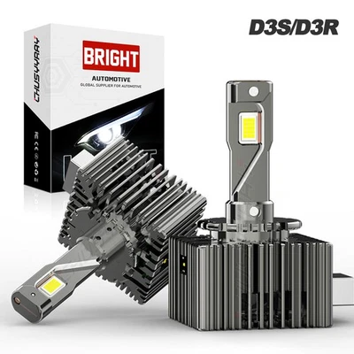 适用于捷豹 F 型 2014-2018 D3S LED 车头灯灯泡转换套件 6000K 白色 — 第 1/4 张图片