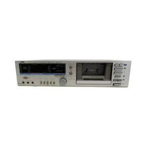 FUNZIONA - Vintage JVC KD-D4 Stereo Cassette Deck Super ANRS - Argento - KD-D4J - Foto 1 di 22