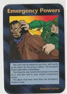 Emergency Powers INWO Illuminati New World Order Card Game Limited Common - Picture 1 of 2
