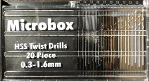 20pcs Mini Micro HSS Drill Bits For Metal Wood Plastic 0.3mm - 1.6mm drills 1935 - Picture 1 of 1