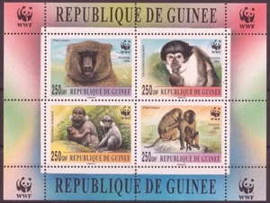 F-EX46036 GUINEA GUINEA MNH 1989 WWF HOJA MONO. - Imagen 1 de 1