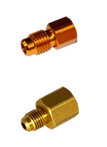 Juego de adaptadores de tanque de aluminio 134a a R12 #3016 - Imagen 1 de 5
