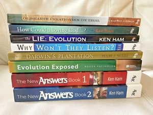 Master Books Answer in Genesis Creation Answers Evolution Darwin's Bundle Lot - Picture 1 of 6