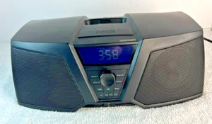 Kicker Digital Stereo System With Alarm For iPod Model iK150E Black Sounds Great - Picture 1 of 12